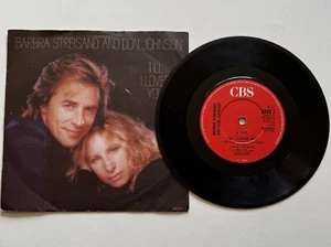 Barbra Streisand and Don Johnson - Till I Loved You - Vinyl Record 7" Single - Picture 1 of 1