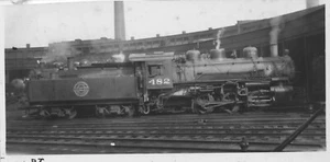 2D809 RP 1934 CGW CHICAGO GREAT WESTERN RAILROAD 060 LOCO #482 CHICAGO - Picture 1 of 1