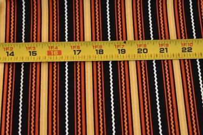 34" Long, Colorful Ric-Rac Stripe Quilt Cotton/RJR/Patrick Lose, N3642 - Image 1 of 4