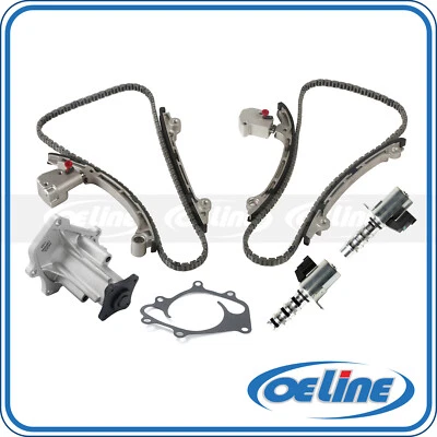 Kit de solenoide de cadena de distribución para Infiniti FX45 M45 Q45 4,5 L V8 DOHC con bomba de agua Foto 1 de 4