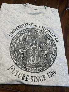 Vintage graues Uni Heidelberg Tshirt xl - Bild 1 von 6