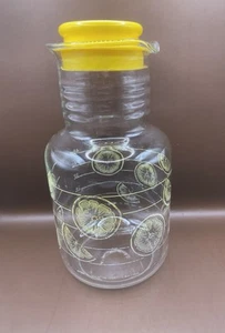 Vintage Pyrex 7520 Glass Lemonade Carafe With Lid - Picture 1 of 9