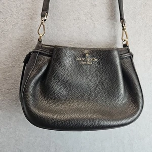 Kate Spade New York Grove Street Millie Leather Handbag Black Pebbled - Picture 1 of 21