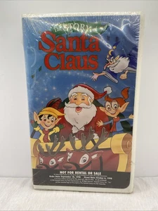 The Story of Santa Claus Screener Sealed! (VHS, 1998) CBS Christmas Family Video - Picture 1 of 7