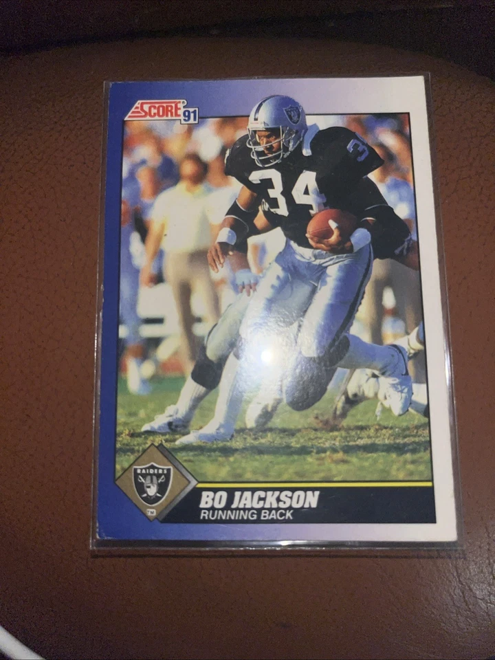 1991 Score NFL Bo Jackson #100 Oakland Raiders NM - Image 1 of 3