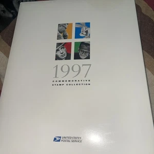 Anuario de colección de estampillas conmemorativas de USPS 1997, como nuevo con estampillas selladas - Imagen 1 de 7