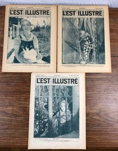3x Revues L'EST ILLUSTRE (Année 1929)   Cover  LEILA HYAMS - Picture 1 of 1