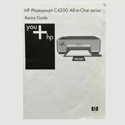 HP Photosmart C4200 Serie Todo en Uno Guía Básica Manual de Usuario Usado Envío Rápido Foto 1 de 4