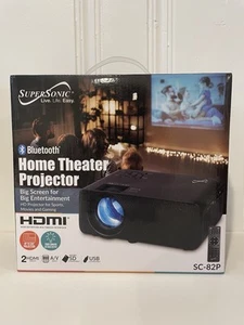 SC-82P 3.97-inch Home Theater Bluetooth Projector with Crystal Clear 7000 Lum. - Picture 1 of 3