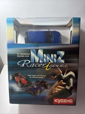 Vtg 2006 Kyosho Mini-Z Racer Series VW Golf R32 Blue Mint in Sealed Box - Image 1 of 4