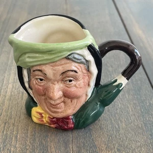 Vintage Royal Doulton Sairey Gamp D6045 Small Toby Jug 2" - MINT (GL16) - Picture 1 of 9