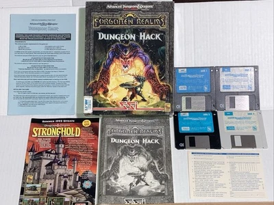 Advanced D&D FORGOTTEN REALMS DUNGEON HACK 1993 Complete - Image 1 of 4