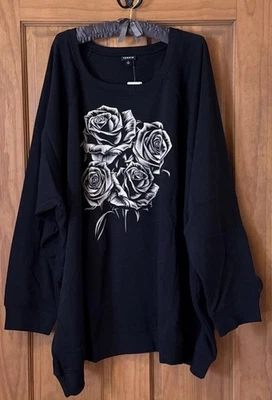 TORRID SWEATSHIRT LONG SLEEVE TOP SWEATER 6 6X 6XL 30 New - Image 1 of 4