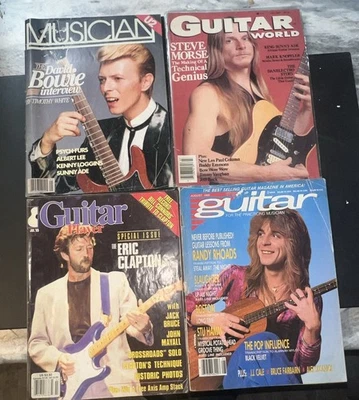 Lot 4 vintage Guitar Player, Musician, Guitar World, Guitar Practicing Musician Foto 1 de 2