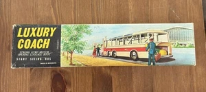 LAURIE TOY LUXURY COACH FRICTION DRIVE MADE HONG KONG 31cm BOXED - Picture 1 of 7