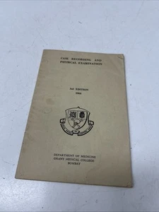 VINTAGE CASE RECORDING PHYSICAL EXAMINATION VICTORIA 1966 DOCTOR HOSPITAL - Imagen 1 de 7