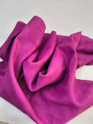 Goat leather milled and thick, Soft goat skin for crafts of thick 1,2mm (3 oz) - Image 1 of 4