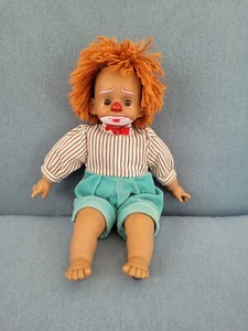 Clown Puppe Plüsch 10 Zoll buntes Vinyl mit Stoffkörper Simba - Bild 1 von 10