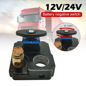 Universal Car Battery Disconnect Switch 12V/24V CIsolator Power Cut Off Switches - Picture 1 of 23