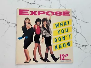 Expose What you Don't Know Vinyl 12" Single LP - Imagen 1 de 3