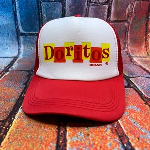 Doritos Vintage Inspired Mens Trucker Hat Red Snapback Food Cool Ranch Chips - Picture 1 of 3