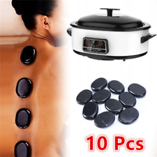 Hot Stone Heater 6 Quart Stone Massage Warmer Heating Device & 10x Basalt Stones