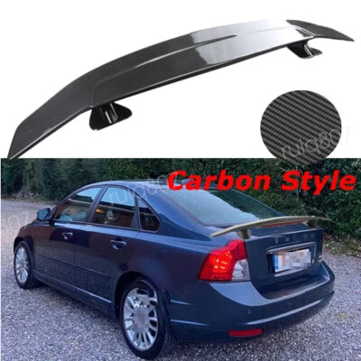 Carbon Style 46'' Rear Trunk Spoiler Wing Spliter For Volvo S40 S60 S70 S80 Foto 1 de 4