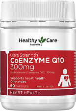 Ultra Strength 300Mg Co Enzyme Q10 Capsules, Red, 60 Count | Supports Heart Heal