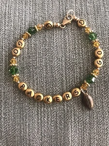 Go Packers Go Bracelet - Picture 1 of 2
