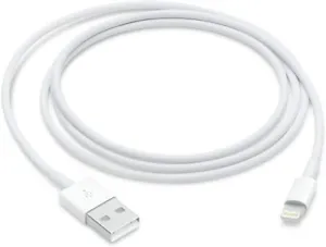 USB iPhone First Charger Cable Lead 1M 2M & Plug 5 6 7 8 X XS XR 11 12 13 13 Pro - Picture 1 of 44