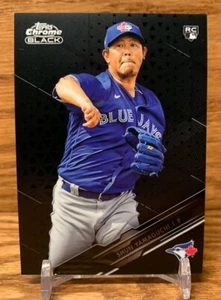 SHUN YAMAGUCHI Topps Chrome BLACK RC Toronto BLUE JAYS Rookie - Picture 1 of 2
