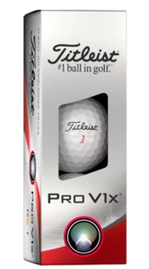 Titleist PRO V1X RCT Golf Balls - New Sleeve - 3 Balls - Picture 1 of 1