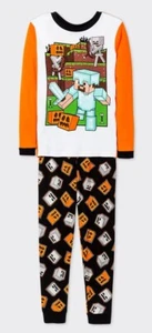 HALLOWEEN Minecraft Pajamas Size 6, 8 Boys 100% Cotton Small Medium Costume NEW - Picture 1 of 1