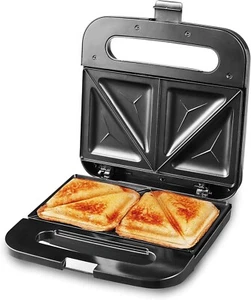 Panini-Sandwich-Maker-Grill Sandwich-Maker-2-Slice Nonstick-Panini-Grill Panini - Picture 1 of 5
