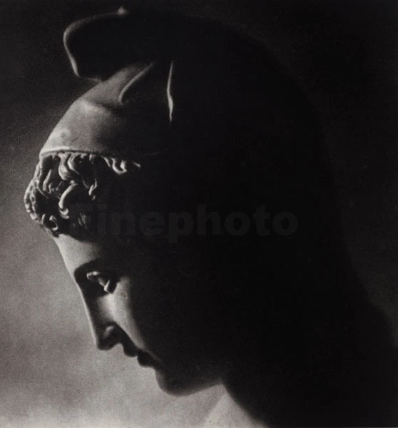 Arte fotográfica cabeça escultura grega olímpica antiga da Alemanha de 1936 por Leni Riefenstahl - Imagem 1 de 1