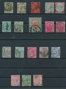 INDIEN **18 FRÜHE AUSGABEN MEIST GEST.** INKL: #55-59 (Satz), #46, #49 & mehr - Bild 1 von 2