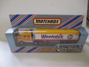 Matchbox Macau Convoy CY-16 Scania Box Truck "Weetabix". window boxed - Picture 1 of 1
