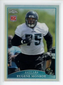 2009 Topps Chrome Refractor #TC148 Eugene Monroe RC Jaguars - Picture 1 of 3