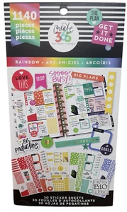 Me & My Big Ideas Create 365 Rainbow Sticker Value Pack 1140 Pieces - Picture 1 of 3