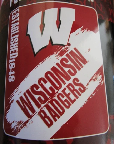 New NCAA Wisconsin Badgers Soft Fleece Throw Gift Blanket Football Team Red Logo Cover