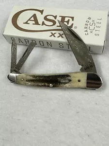 Case xx Knife Seahorse Whittler 77464 Damascus Vintage Bone Pocket Knives - Picture 1 of 5