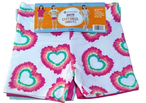 Member's Mark Girl's 3-Pack Favorite Cartwheel Shorts Heart/Pink/Aqua L 10/12 - Picture 1 of 8