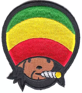 50 Pcs BOB/Hat Smoke (GYR) Embroidered Patches 3"x2.5" iron-on - Picture 1 of 1