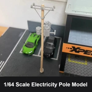 1/64 Diorama Electricity Pole Model Train Railway Scene Model Props Accessories - Picture 1 of 11