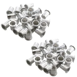 Tuerca de aluminio M10 sirve tuercas remachadoras insertos roscados de remache remache 50 piezas - Imagen 1 de 4