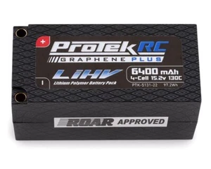 ProTek RC Graphene HV Shorty LiPo Akku 4S 15.2V 6400mAh 130C mit 5mm Stecker ... - Bild 1 von 3