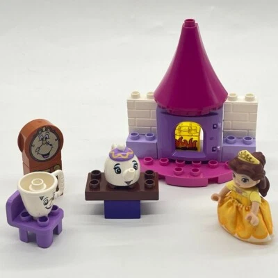 LEGO DUPLO 10877 Disney Princess Belle's Tea Party Beauty & the Beast Complete  - Image 1 of 4