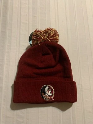 Florida State Seminoles FSU Zephyr NCAA Knit Beanie Red Winter Ski Cap Hat New - Image 1 of 2