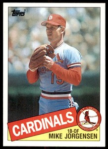 1985 Topps: Mike Jorgensen B Baseball Cards #783