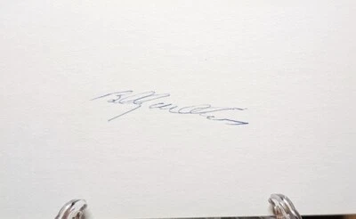 Billy Williams HOF Chicago Cubs 1959-1974 signed index card JSA COA AQ52910 - Image 1 of 3